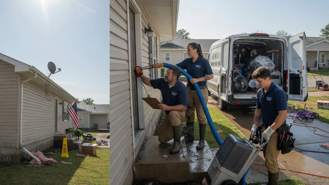 Ceiling Water Damage Restoration in Bellmawr, NJ near me